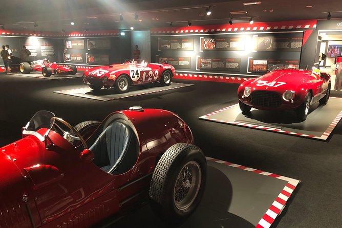 Antagonist Motors: Lamborghini, Ferrari, PaganiFactory, Lunch, Private transport - Stop 3: Museo Ferrari in Maranello and the Formula One Room