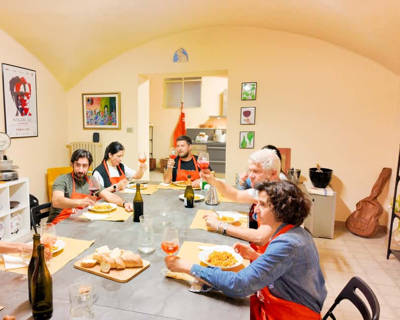 Bologna: Pasta Tagliatelle Ragu Cooking Class with Spritz - Hand-rolling tagliatelle in a Bologna kitchen