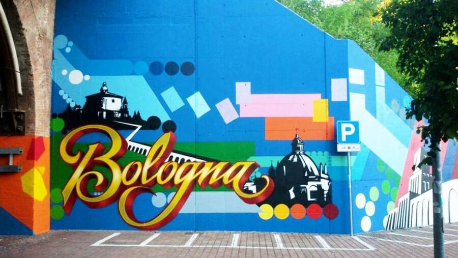 Bologna: Street Art Tour on Electric Bike - Murals by Gutiérrez, Hitnes, Andreco, and Bastardilla