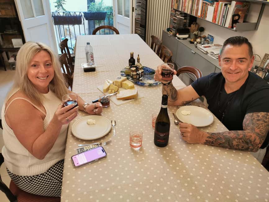 Emilia Romagna cheese tour - The Home Tasting: Jams, Honey, Wine Jelly, Figs, and Balsamic Drops