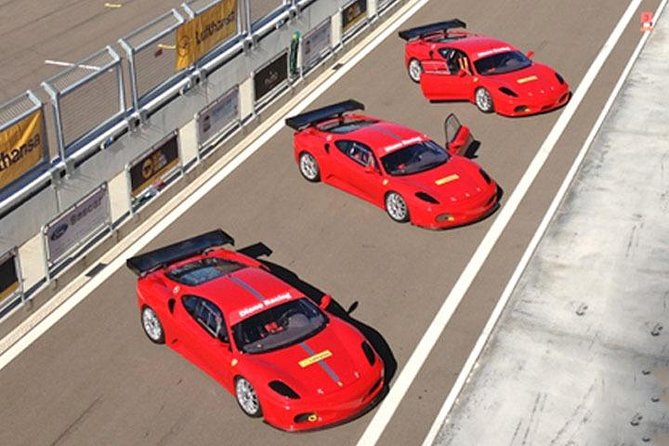 Ferrari Driving Experience on a Racetrack - Pit Lane Energy and Instructor Coaching in Real Time