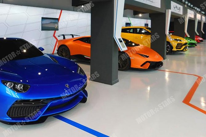 Ferrari & Lamborghini - The Original Italian Car Factory Tour - Lamborghini Museum (MUDETEC) in Sant’Agata Bolognese: brand milestones in order