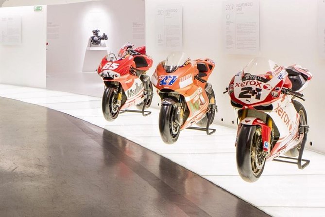 Ferrari Museum, Ducati Lamborghini Factories and Museums - Morning logistics: pickup at BLQ, Bologna station, or your hotel