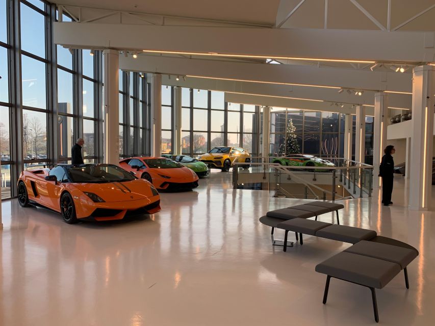 Ferrari Museum, Lamborghini Pagani Museums & Factory+Lunch - Lamborghini Factory & Museum in Sant’Agata Bolognese: Miura to Hybrid-Era Tech