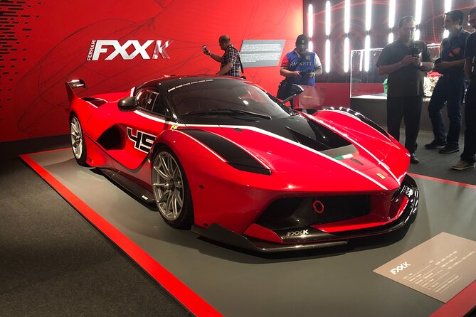 Ferrari World: Museums, Factory tour, Simulator,private transport - Ferrari Factory: a guided bus tour through Cittadella, wind tunnel, and assembly lines