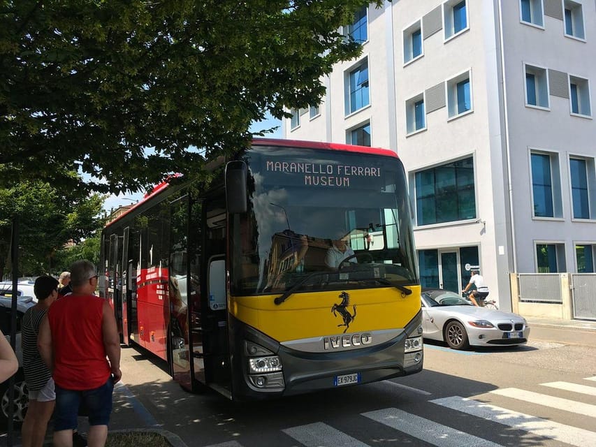 Modena and Maranello: Bus Transfer and Ferrari Museum Ticket - Smooth Modena to Maranello: the transfer that saves your brain