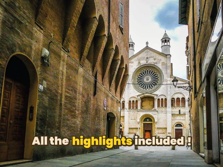 Modena: Digital guide made with a Local for your tour - Key highlights worth caring about