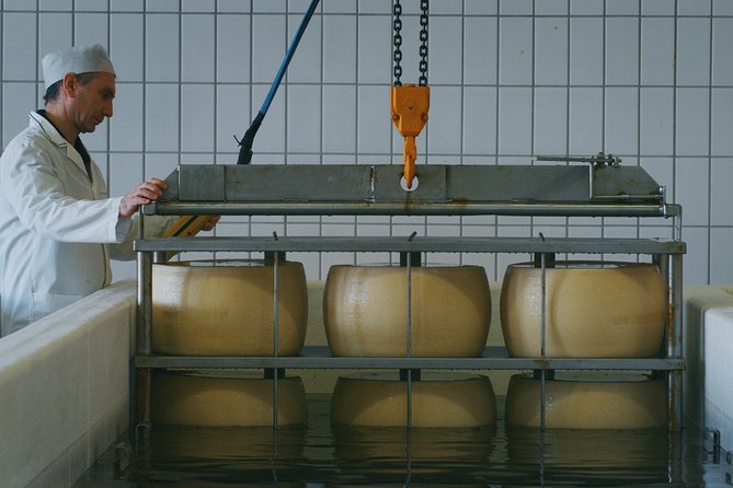 Parmigiano-Reggiano Cheese Factory Small group Tour From Parma - Casello, brining, and aging rooms: what you’ll see in each stop