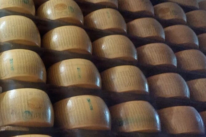 Private Tour Parmigiano,Prosciutto,Balsamico with driver-Bologna - Stop 1 in Bazzano: Parmigiano Reggiano with live production and age comparisons