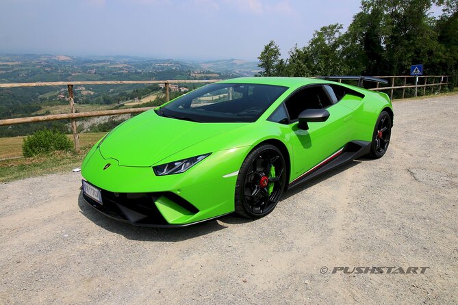 PUSHSTART LAMBORGHINI HURACAN PERFORMANTE-Test Drive Maranello - Entering Pushstart Mode: Where the Drive Begins in Maranello